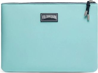 Vilebrequin Neoprene Pouch Turtle - Dames - Clutches - Blauw - ONE Size - Tassen