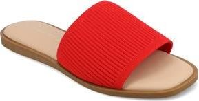 Journee Collection Prisilla Slide Sandal in Red at Nordstrom Rack, Size 6.5