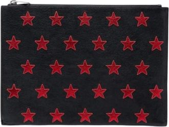 Saint Laurent Pre-owned Clutches, female, Black, Size: ONE SIZE Pre-owned Leather Clutch