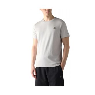 Moose Knuckles Tops, Heren, Grijs, XL, Katoen, Crescent T-Shirt