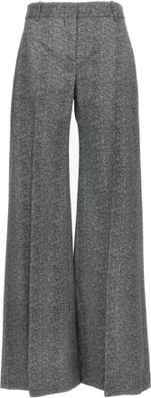 Ermanno Scervino Grey Herringbone trousers