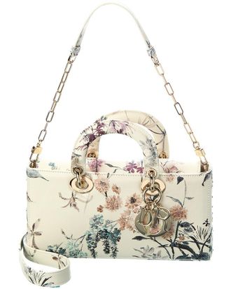 Dior Lady Dior Joy Medium Leather Shoulder Bag