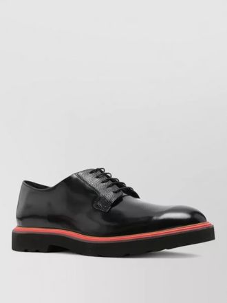 Paul Smith mens derby shoes round toe glossy sole