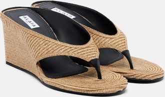 Alaia Ala&iuml;a Cube wedge sandals