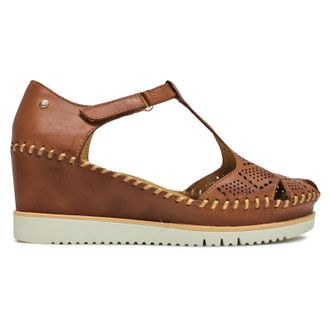 Pikolinos Aguadulce W3Z-1991 Leather Womens Comfort Sandals - Brandy - Size:UK 5-5.5