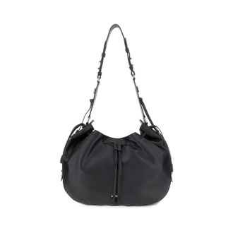 Isabel Marant Black Leather Hobo Bolton Shoulder Bag