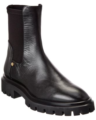 Stuart Weitzman Ultra Lug City Leather Bootie