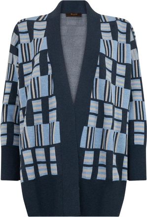 Moorer Simona Cardigan - Dames - Vesten - Veelkleurig - XS - Kasjmier - Truien & Vesten