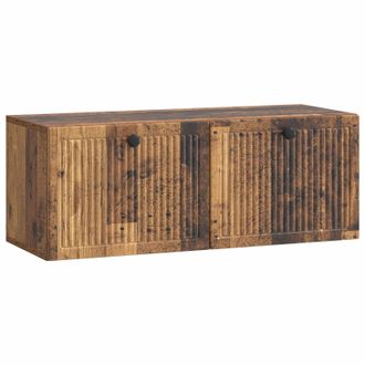 vidaXL Mueble Para Tv De Pared Madera Envejecida 78,5 X 31 X 30 Cm Vidaxl
