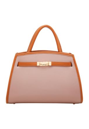 Usha Handtas Dames donkerbeige