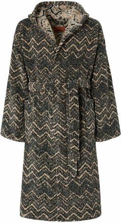 Missoni Home Azul Cotton Terry Chevron Bathrobe in Brown at Nordstrom, Size X-Large