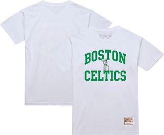 Mitchell & Ness Mens Mitchell & Ness White Boston Celtics Hardwood Classics Vintage Warm Up T-Shirt at Nordstrom, Size Medium