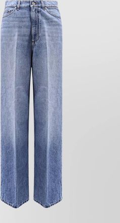 Stella McCartney wide leg cotton jeans