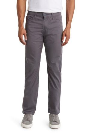 AG - Adriano Goldschmied Everett Airluxe Commuter Performance Slim Straight Pants in Folkestone Grey at Nordstrom, Size 40 X 32