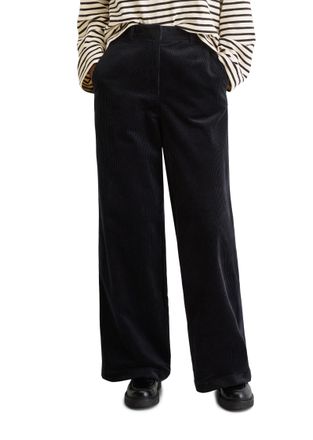 Marc O'Polo Cordhose MARC OPOLO, Damen, Gr. 34, N-Gr, deep night blau, Cord, Obermaterial: 100% Baumwolle, gerade, Hosen Cordhose