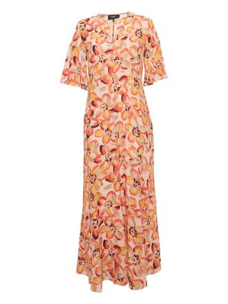 Paule Ka Jurk met ruches - Beige