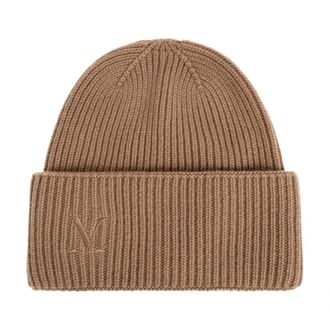 Max Mara Retina Kasjmier Muts - Dames - Hoeden - Bruin - ONE Size - Kasjmier - Accessoires