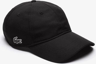 Lacoste Logo Baseballcap, Zwart