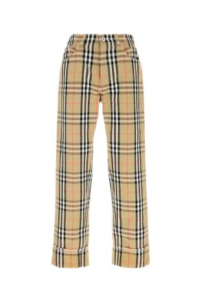 Burberry Embroidered Canvas Pant