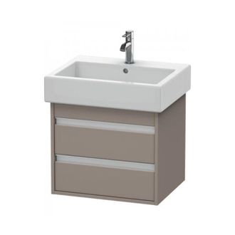 Duravit Duravit - Ketho Neceser De Pared 6636, 2 Cajones, 550mm, Para Vero