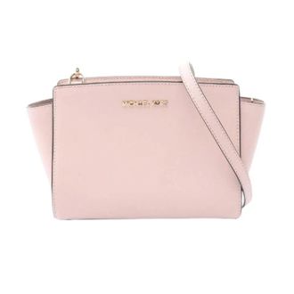 Michael Kors Pre-owned Cross Body Bags, female, Pink, Size: ONE SIZE Pre-owned Selma Leather Shoulder Bag