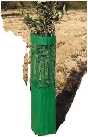 OEM Protector De &Aacute;rbol, Dise&ntilde;o De Malla Y Opaco, Paquete De 50 Unidades, Verde Militar