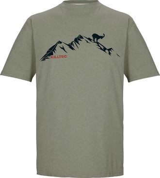 Killtec T-Shirt KILLTEC KOS 365 MN TSHRT, Herren, Gr. XXL, olivgr&uuml;n, Obermaterial: 65% Polyester, 30% Baumwolle, 5% Elasthan, Rundhals, Shirts T-Shirt, Herren