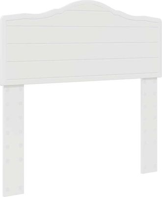 vidaXL Cabecero Brillante 100 Cm Madera Contrachapada Vidaxl