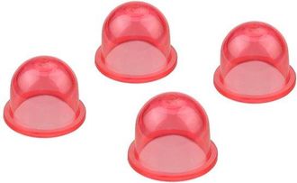 No Brand Paquete De 4 Bombillas De Cebado Universales Para Carburador - Bolas Rojas De Arranque De Combustible Para Gasolina, Ideales Para Cortac&eacute;spedes, Motos
