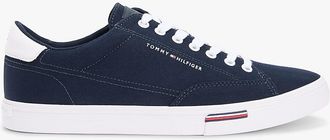 Tommy Hilfiger Mens Vulcanized Canvas Sneaker - Navy - US 11.5 / EU 45
