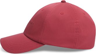 Tommy Jeans Baseball Cap TOMMY JEANS TJW LINEAR LOGO 6 PANEL CAP, ruby dusk, Web, Baumwolle, Caps Baseball Cap, mit Logostickerei UNISEX