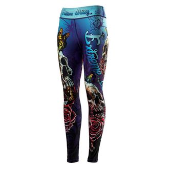 OEM Leggings Deportivos Para Mujer Con Estampado De Calavera, Talla Xs, Color Azul