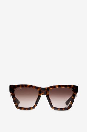 Gucci Quadratische Acetat-Sonnenbrille GG