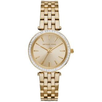 Michael Kors Accessoires, Dames, Geel, ONE Size, Mini Darci Horloge