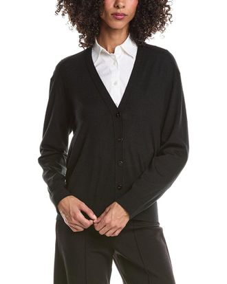 Theory V-Neck Wool Cardigan