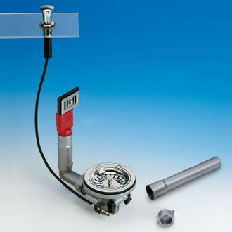 Lira Desag&uuml;e Cesta Con Accionamiento Por Empuje Y Rebosadero &Oslash;11/2 1755.070 1.5