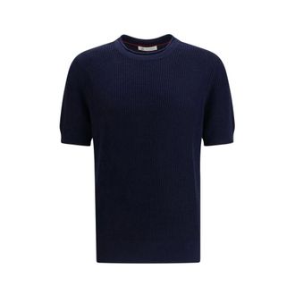 Brunello Cucinelli Uomo, Maglie, Blu, S, new