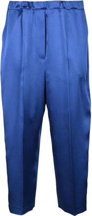 Liviana Conti broek - Dames - Straight fit broeken - Blauw - S - Broeken