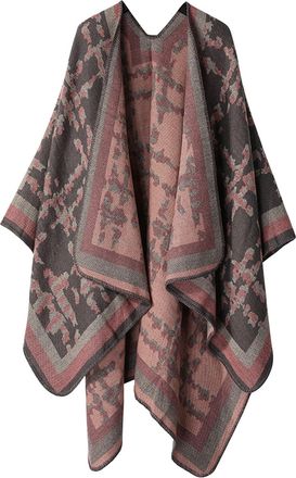 Generic Unusual Gifts Women Womens For Birthday Female Xmas Present Ideas Stocking Fillers Mum Ladies Womens Winter Knitted Shawl Wrap Cape Coat Scarf Windpro