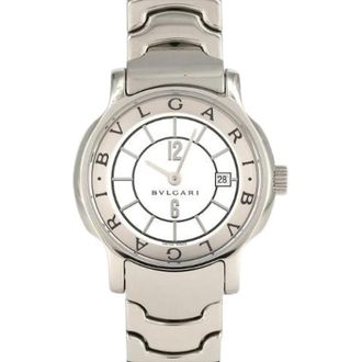 Bulgari Pre-owned Watches, female, White, Size: ONE SIZE Pre-owned Vintage Watch