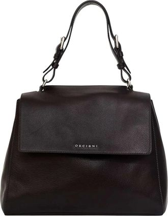 Orciani Sveva Lagoon Midi - Dames - Schoudertassen - Bruin - ONE Size - Leer - Tassen