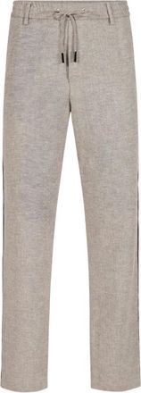 Iceberg Joggingbroek - Heren - Sweatpants - Grijs - L - Linnen - Broeken