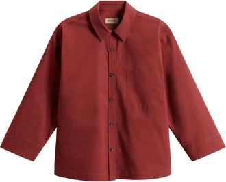 Woolrich Camicia in popeline - Rosso