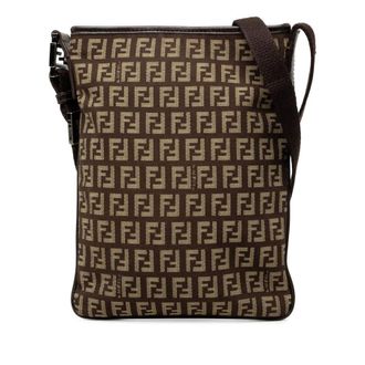 Fendi Pre-owned Fendi Zucchino Canvas Crossbody Ladies VO76HLB7KFOGW0D8
