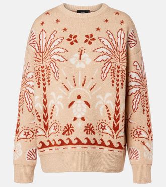 Alanui Echoes Of The Island wool and cotton sweater