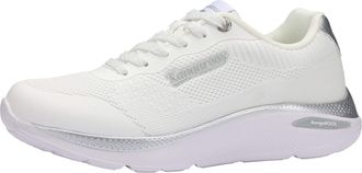 Kangaroos Sneaker KANGAROOS K-WN MALAGA, Damen, Gr. 36, wei&szlig;, silber, Synthetik, Textil, Schuhe Sneaker