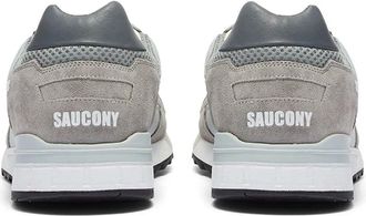 Saucony Mens Shadow Sneaker Gray Suede Mesh