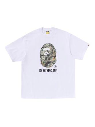 A Bathing Ape camouflage T-shirt - White