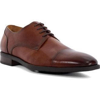 Dune London Suffix Plain Toe Oxford in Dark Tan at Nordstrom, Size 10Us