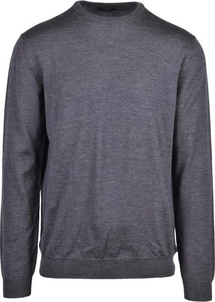 Zanone Heren, Truien, Grijs, Maat: 2XL Wol